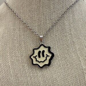 Smiley Face Pendant Necklace